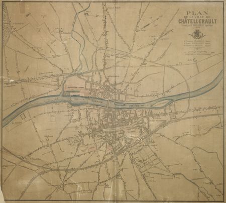Plan de Châtellerault 1902