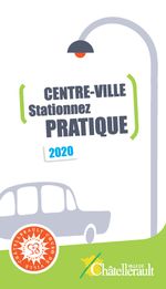 couverture du dépliant Stationnez pratique 2020 à Châtellerault
