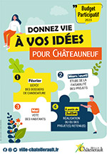 Télécharger la plaquette de présentationdu budget participatif de Châteauneuf 2023